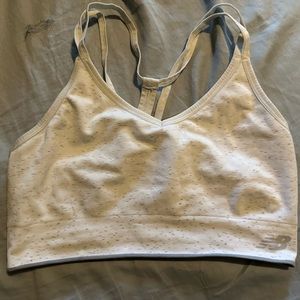 New balance sports bra, size L. Fits like a med.